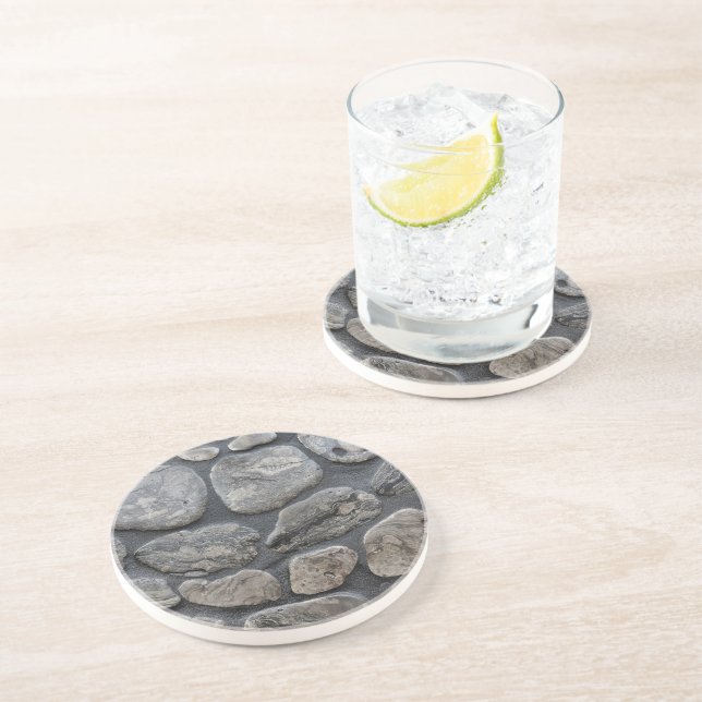 Michigan Petoskey Stones Coaster (Side)
