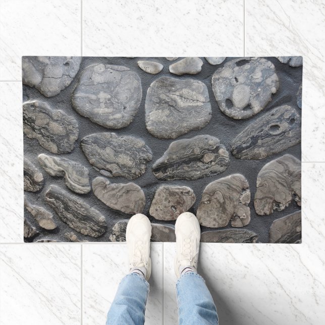 Michigan Petoskey Stones Doormat (Indoor)