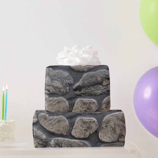 Michigan Petoskey Stones Wrapping Paper (Party Gifts)