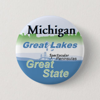 MICHIGAN PINBACK BUTTON