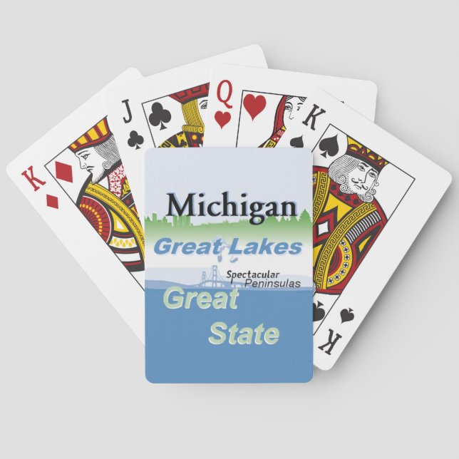 MICHIGAN POKER CARDS (Back)