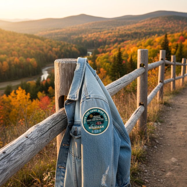  Michigan Porcupine Mountains Circle Patch   (Michigan Porcupine Mountains Circle Patch)