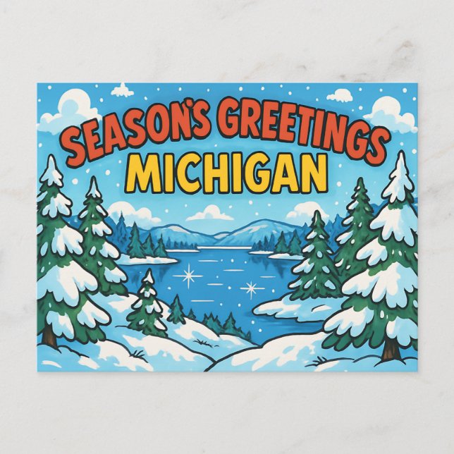 MICHIGAN Postcard (Front)