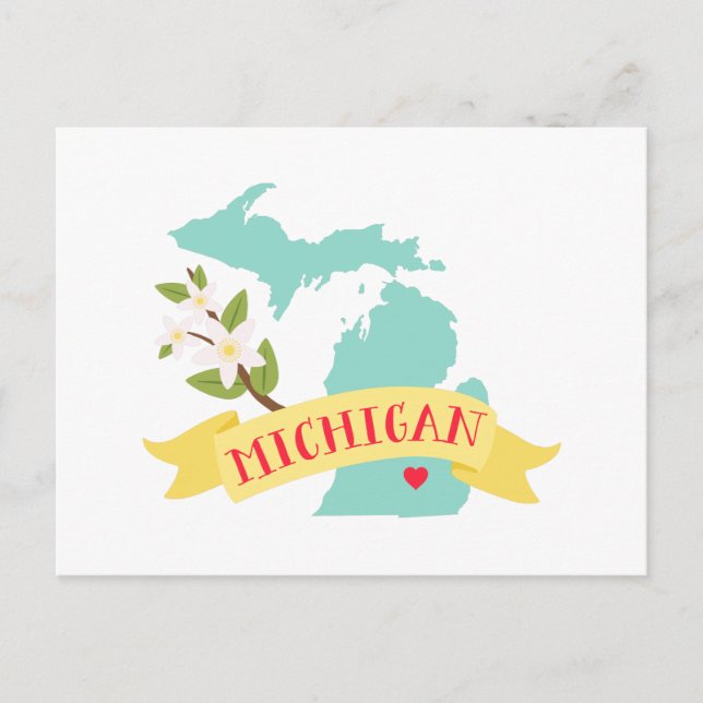 Michigan Postcard (Front)