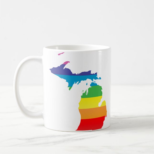 michigan pride. coffee mug (Left)