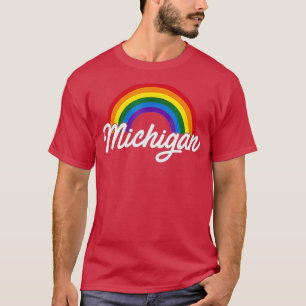 Michigan Pride Gay Pride gay flag T-Shirt
