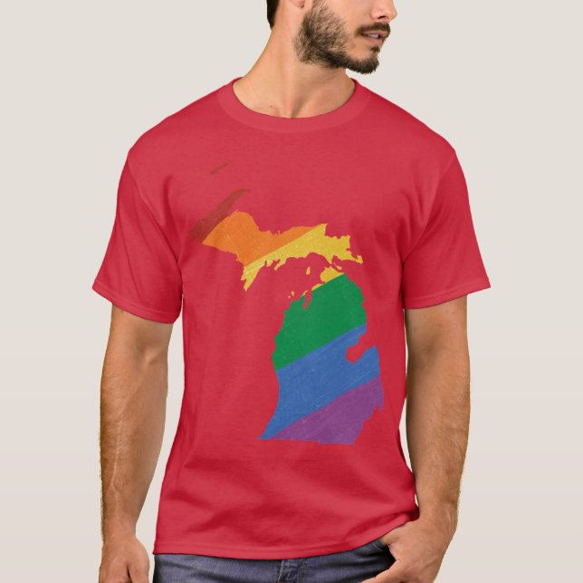 Michigan Pride Oversized T-Shirt (Front)