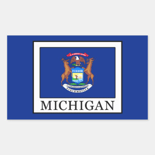Michigan Rectangular Sticker
