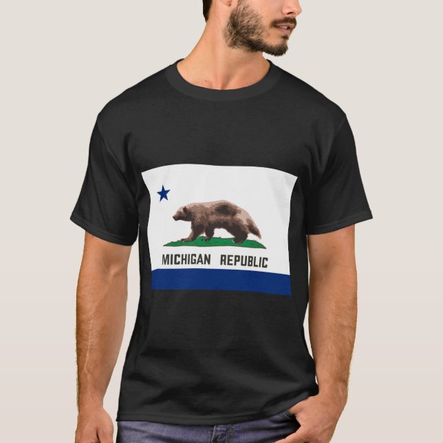 Michigan Republic Wolverine T-Shirt (Front)