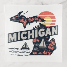 Michigan Retro Silhouette