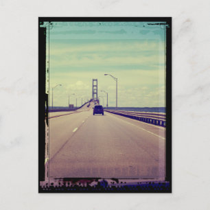 Michigan Road Trip Postcard
