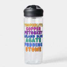 Michigan Rockhound Waterbottle 