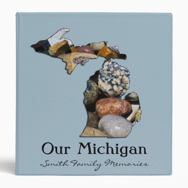 Michigan Scrapbook Binder (1.5") (Front)