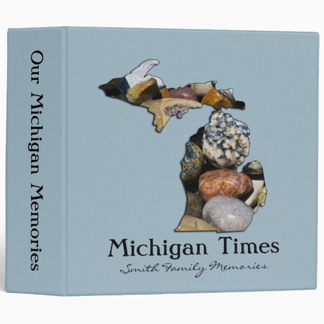 Michigan Scrapbook Binder (2") (Front/Spine)