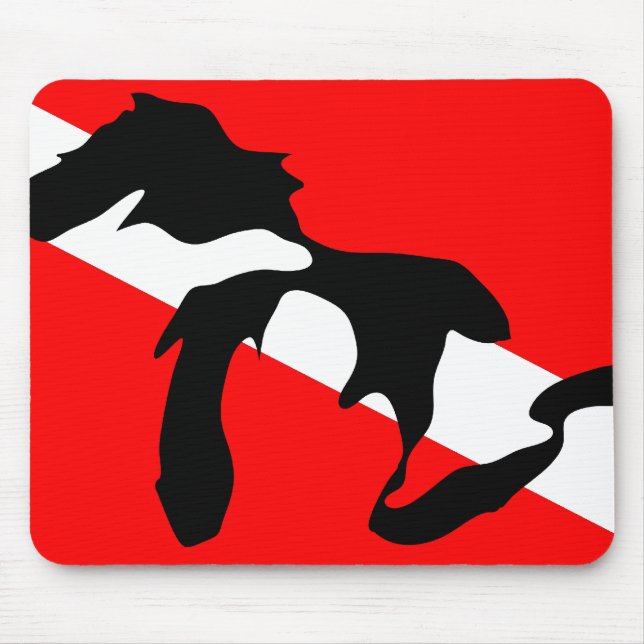 Michigan Scuba Mousepad (Front)