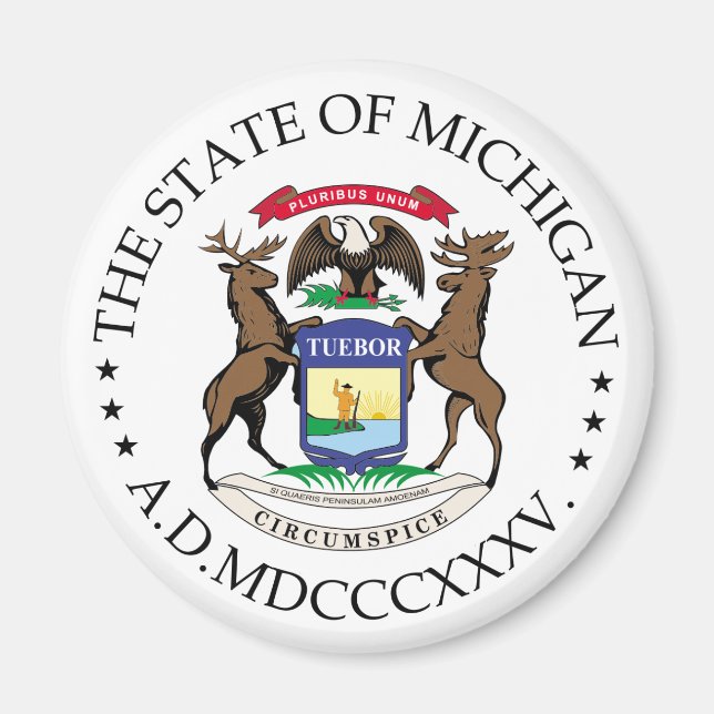 Michigan sign magnet (Front)