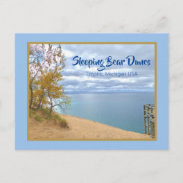 Michigan/Sleeping Bear Dunes Nat. Park/LAKE VIEW Postcard