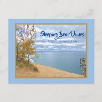 Michigan/sleeping Bear Dunes Nat. Park/lake View Postcard by whatawonderfulworld at Zazzle