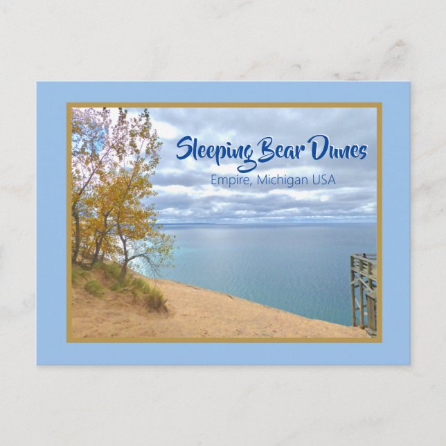 Michigan/Sleeping Bear Dunes Nat. Park/LAKE VIEW Postcard (Front)
