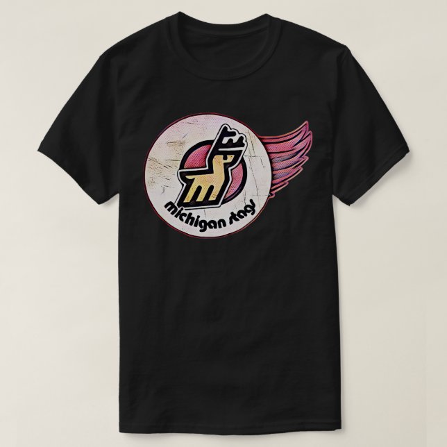 Michigan Stags Hockey T-Shirt (Design Front)