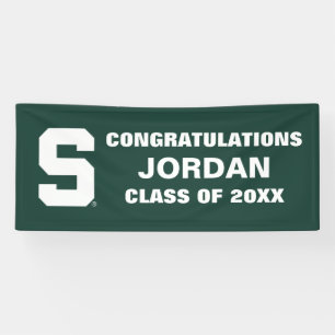 Michigan State Block S Banner