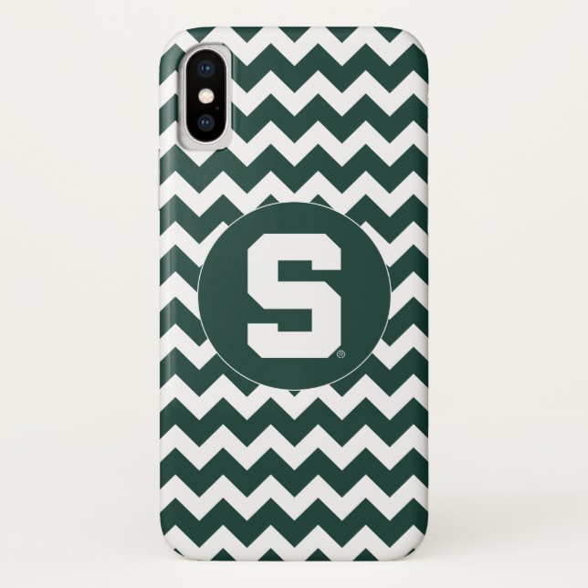 Michigan State Block S Case-Mate iPhone Case (Back)