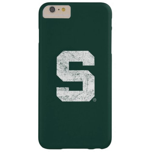 Michigan State Block S Distressed Barely There iPhone 6 Plus Case