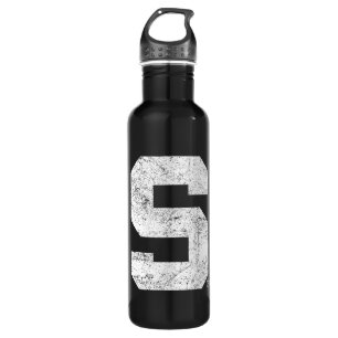 Michigan State Block S Distressed Stainless Steel Water Bottle