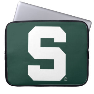 Michigan State Block S Laptop Sleeve