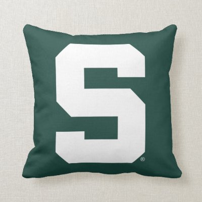 Msu Spartans Michigan State University 4 Lumbar Pillow Zazzle Com