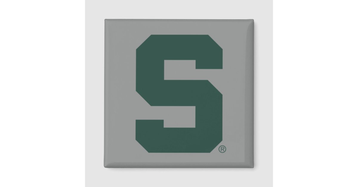 Michigan State Block S Magnet Zazzle