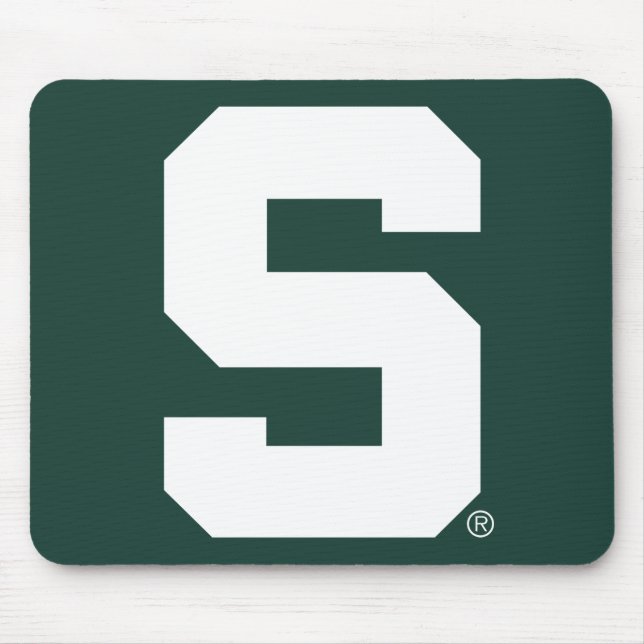 Michigan State Block S Mouse Pad (Front)