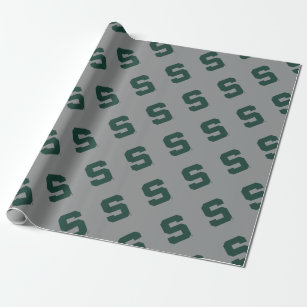 Michigan State Block S Wrapping Paper