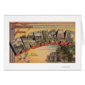 Michigan (State Capital/Flower) (Front Horizontal)