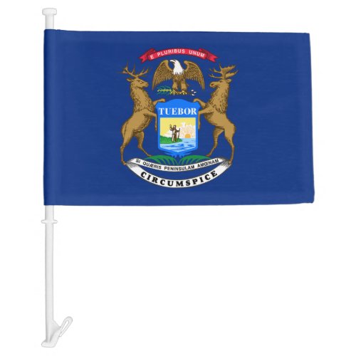 Michigan State Car Flag