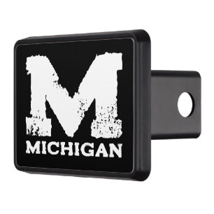 Michigan State custom trailer hitch cover for car