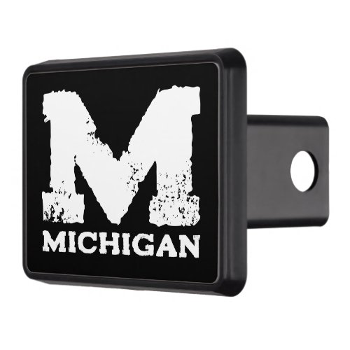 Michigan State custom trailer hitch cover for car