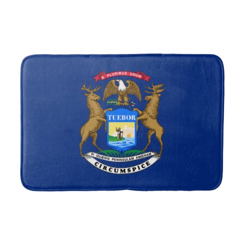 Michigan State Flag Bath Mat