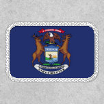 Michigan State Flag Design Patch at Zazzle