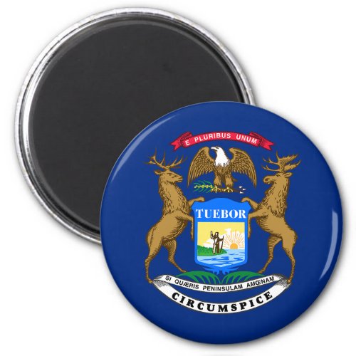Michigan State Flag Magnet