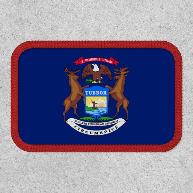 Michigan State Flag Patch (Front)
