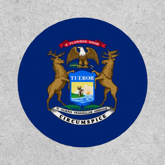 Michigan State Flag Patch (Front)