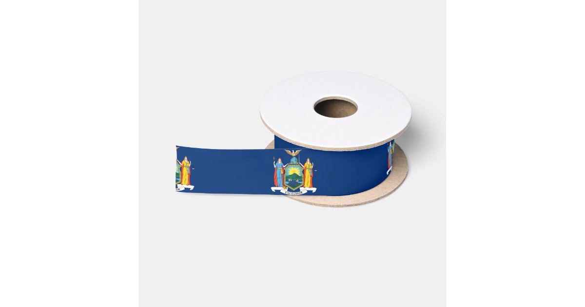 Michigan State Flag Satin Ribbon | Zazzle