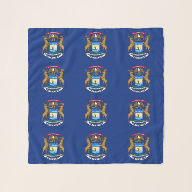 Michigan State Flag Scarf (Front)