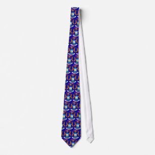 Michigan State Flag Tie