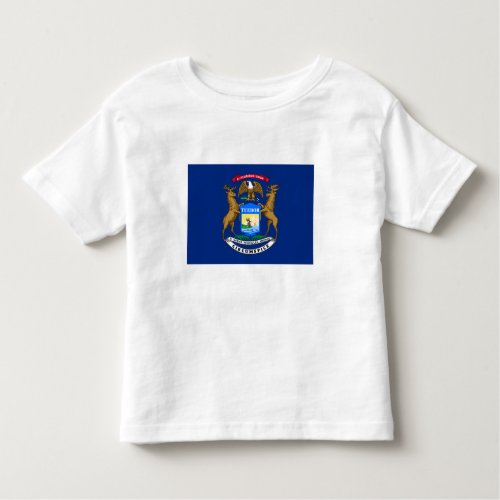 Michigan State Flag Toddler T_shirt