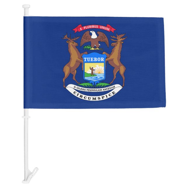 Michigan State Flag USA (Front)