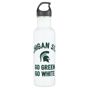 Michigan State Go Green Go White Water Bottle