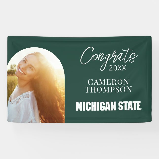 Michigan State Graduate | Photo Arch Banner (Horizontal)