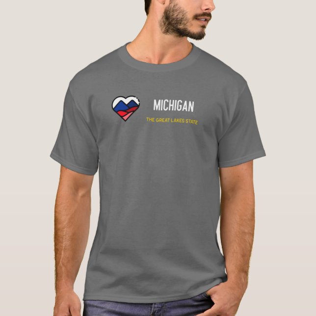 Michigan State Heart Logo T-Shirt (Front)